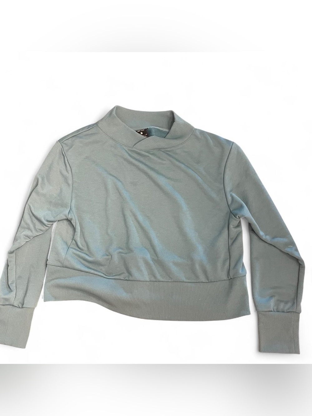 Nike Dri-Fit mock neck cropped sweatshirt , size S